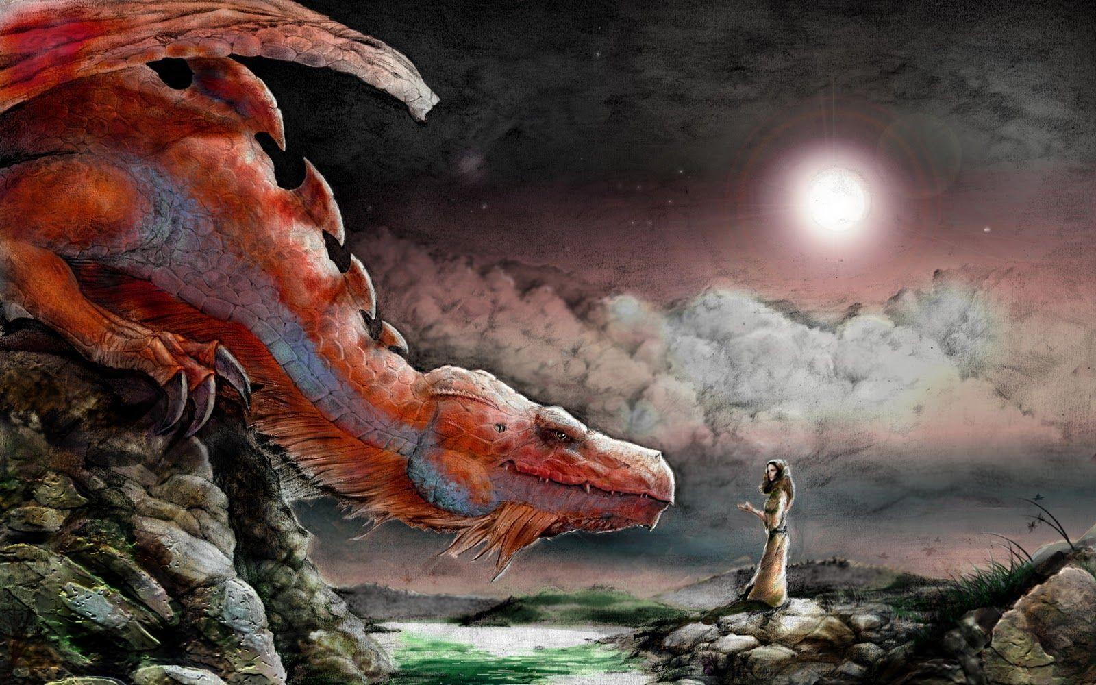 Wallpaper Land: Red Dragon