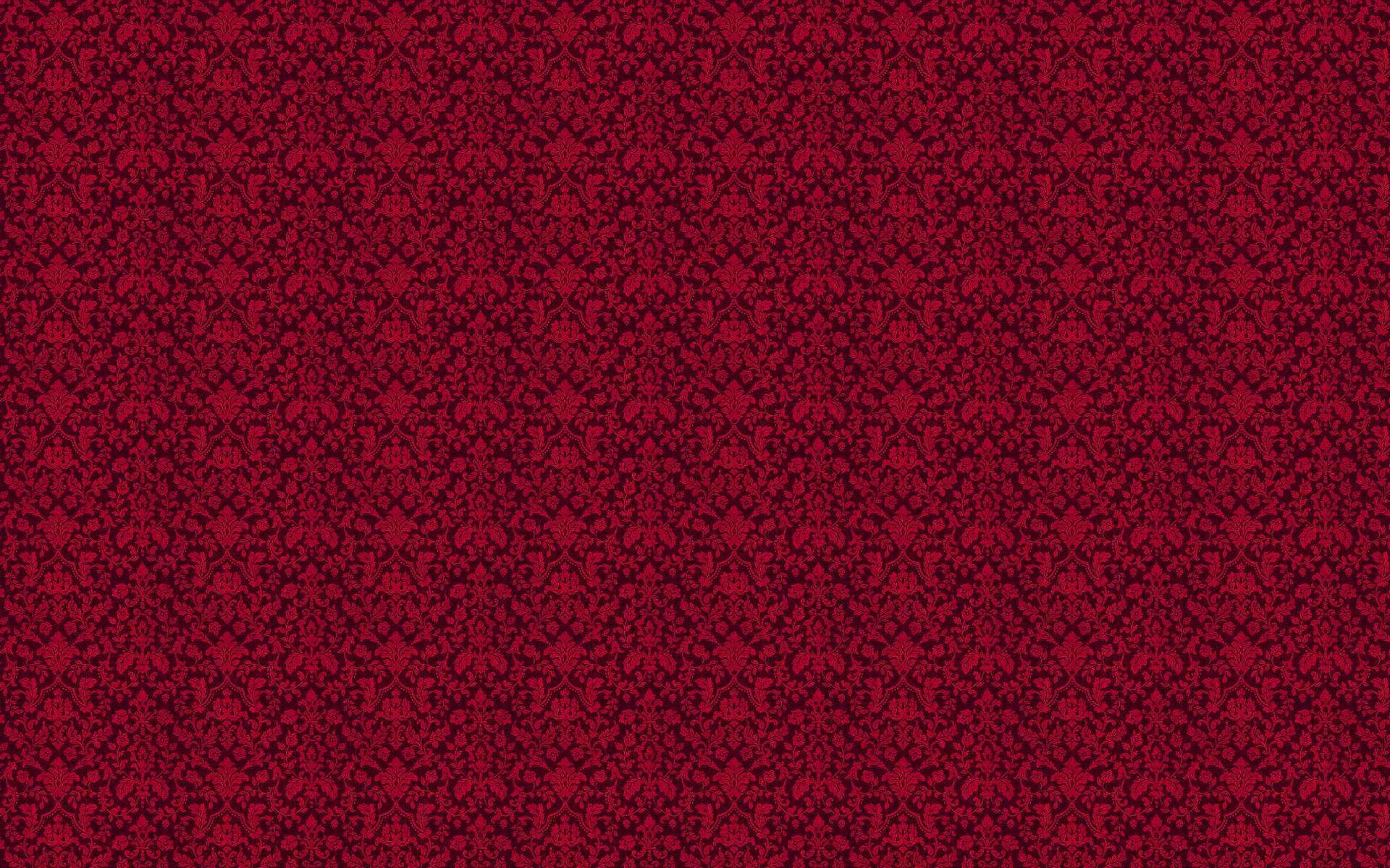 Wallpaper For > Dark Red Floral Background