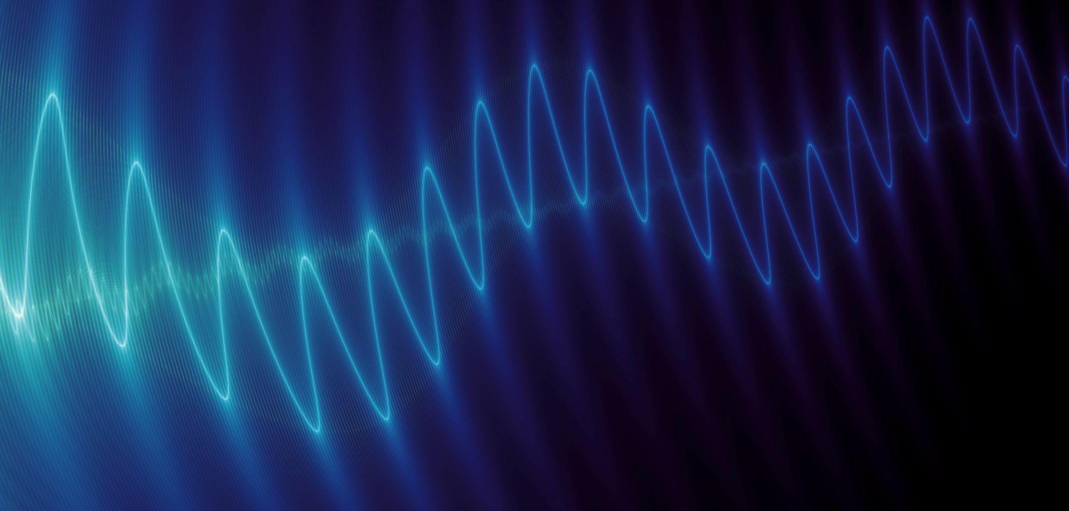 Blue Sound Waves
