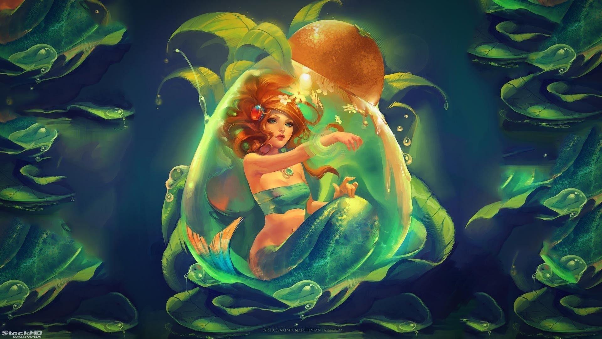 image For > Underwater Mermaid Wallpaper