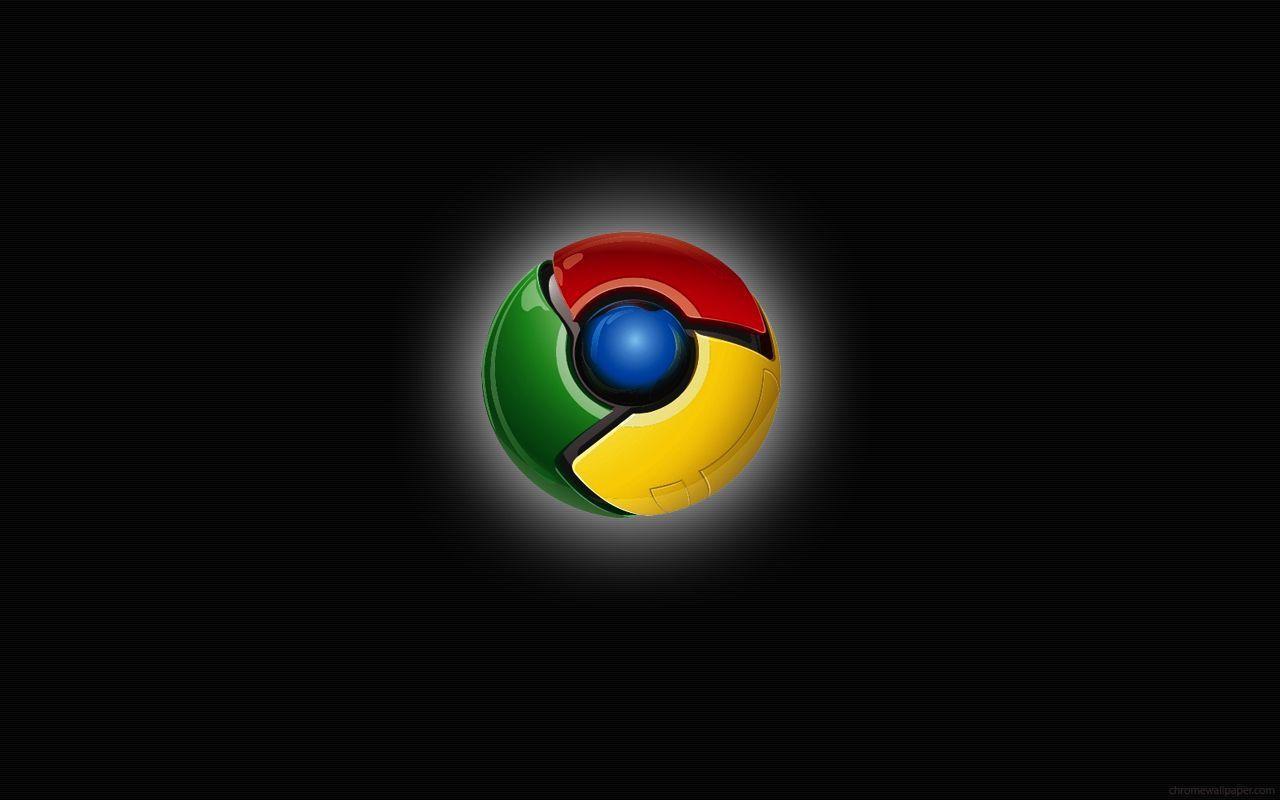 3D Google Chrome Logo Desktop Wallpaper