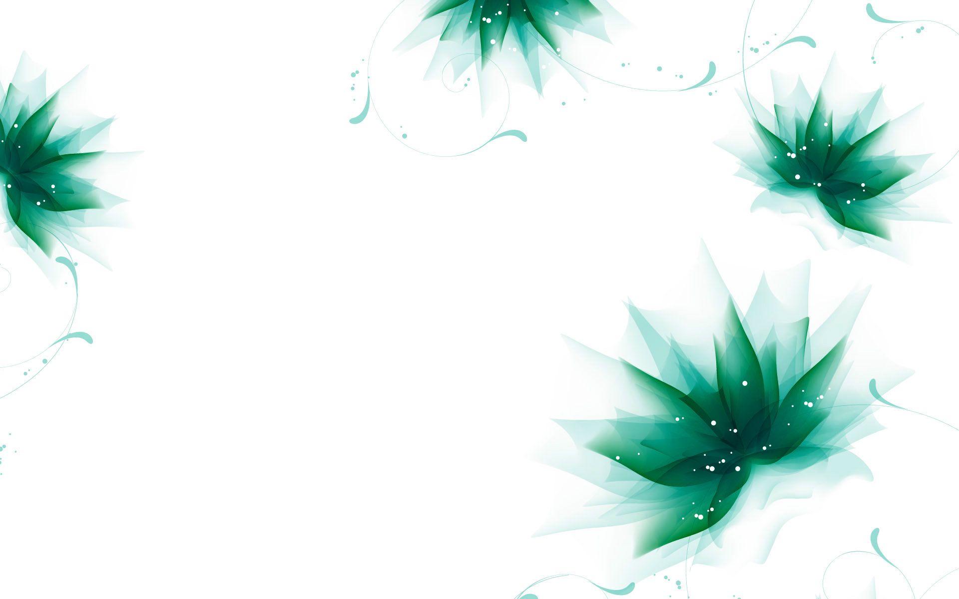 Green White Wallpaper and Background