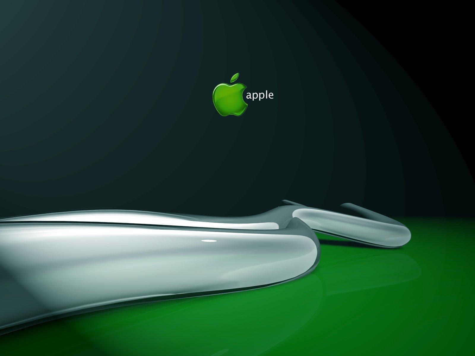 Apple green background free desktop background wallpaper image