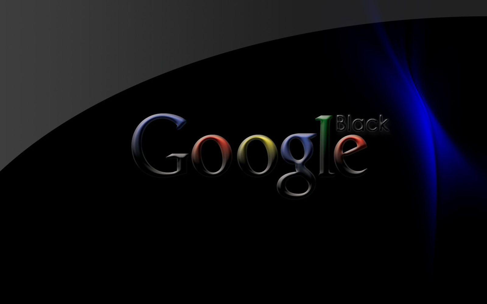 wallpaper: Black Google Wallpaper