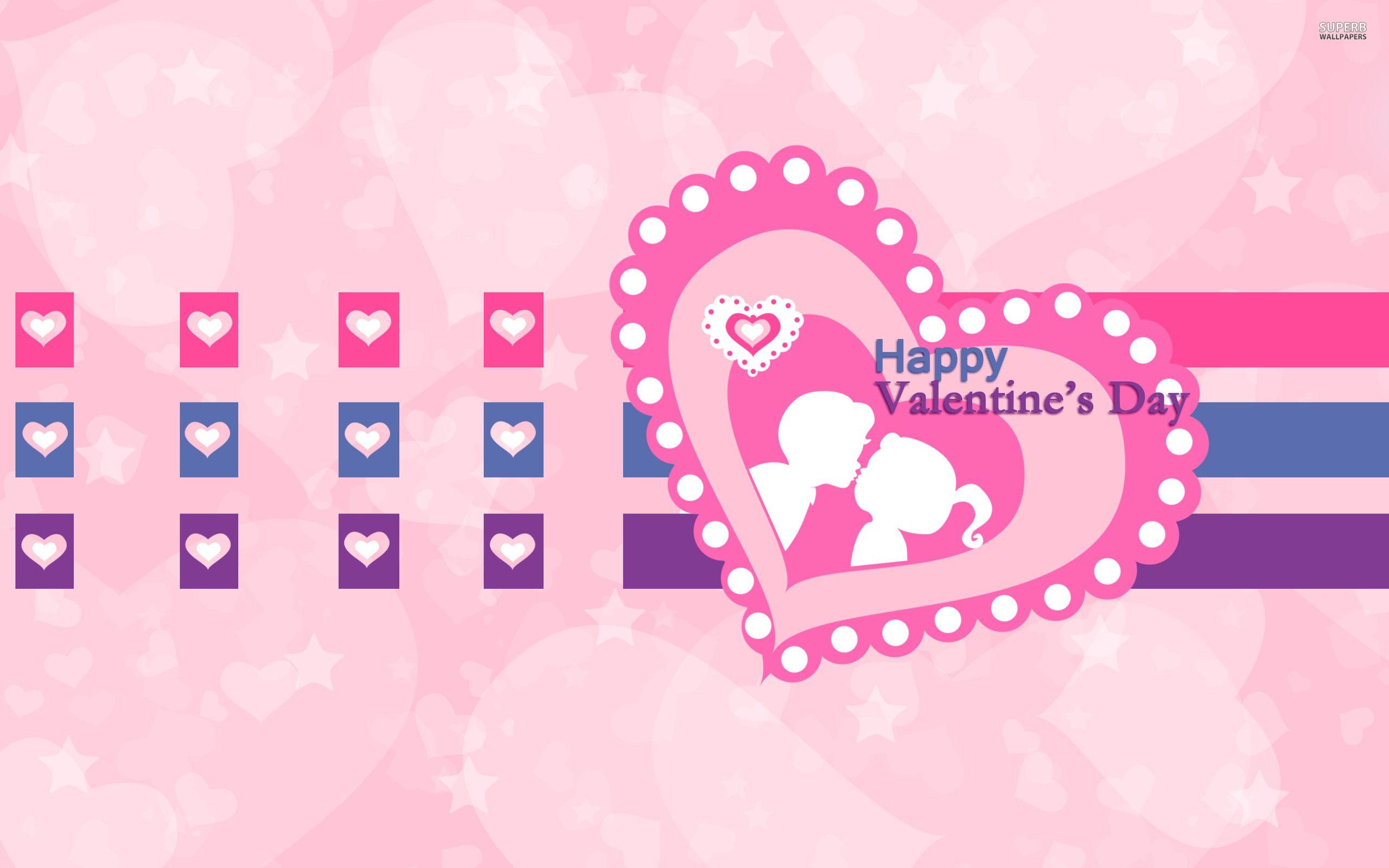 Wallpaper For > Cute Happy Valentine Day Wallpaper