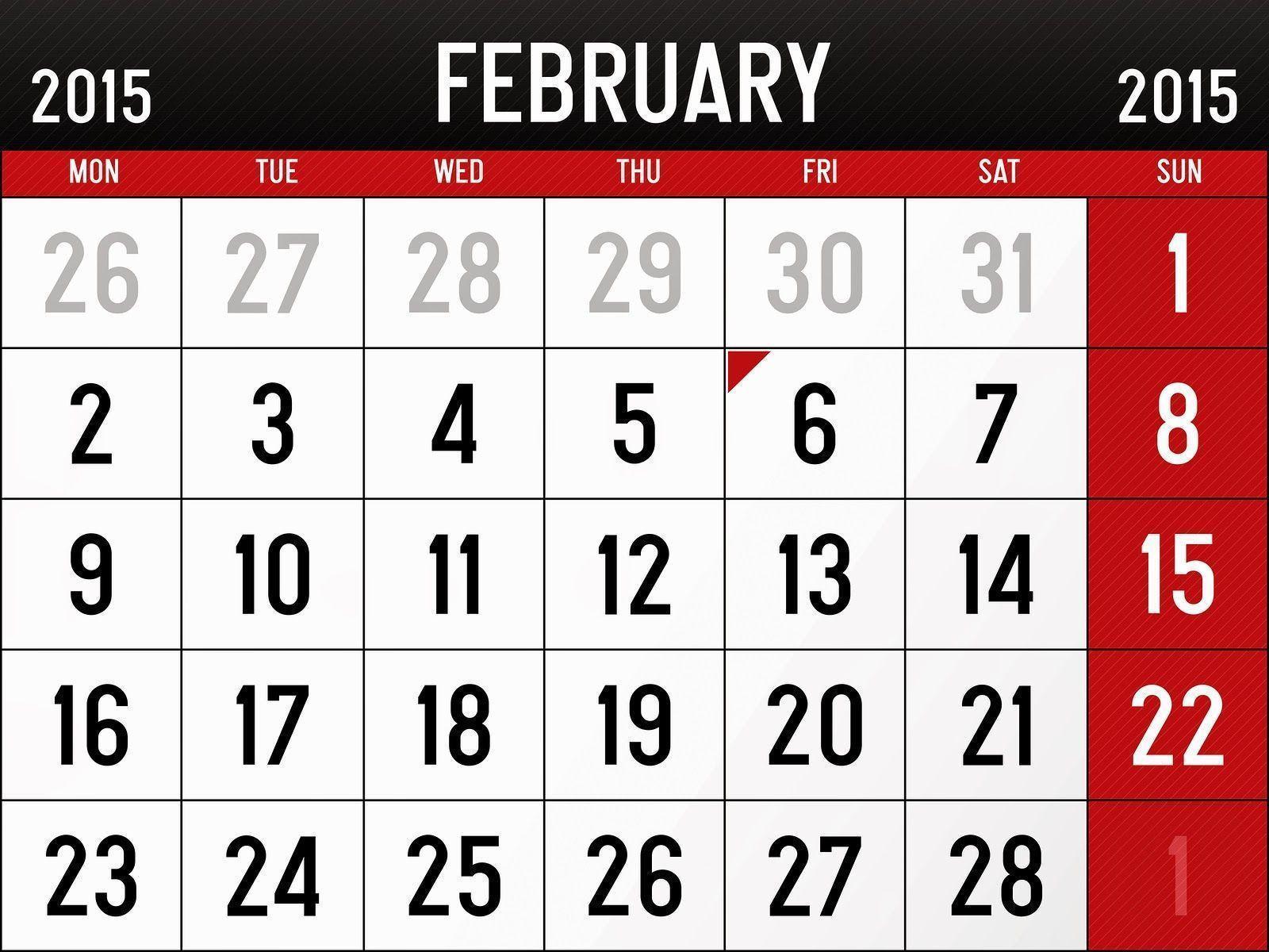 February 2015 Wallpapers Calendar - Wallpaper Cave