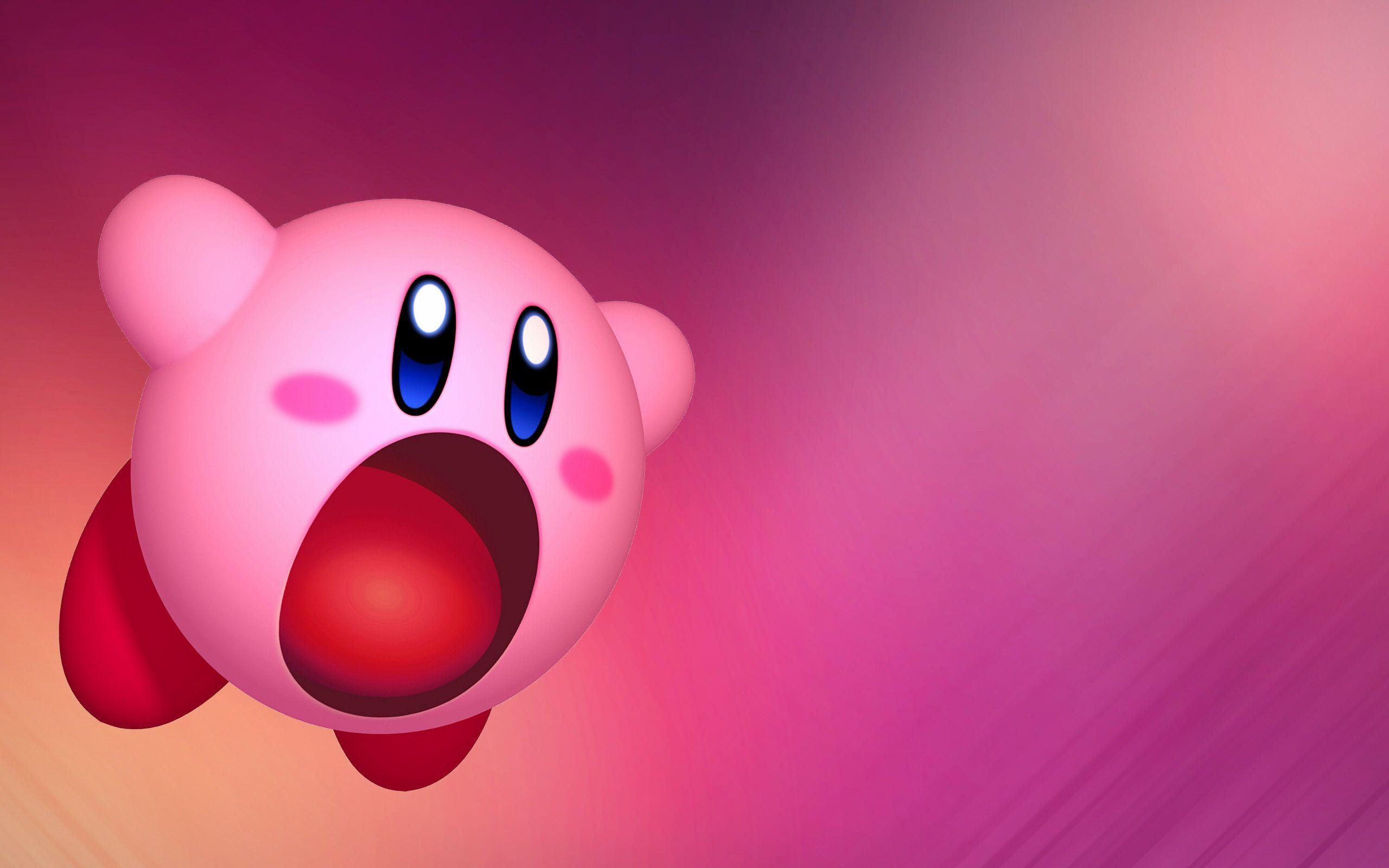 Kirby floating (1920x1080) : r/wallpaper