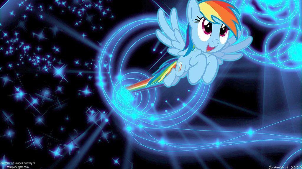 Rainbow Dash Abstract Background