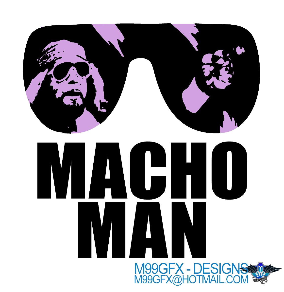 More Like Macho Man Randy Savage 80&;s T Shirt Logo