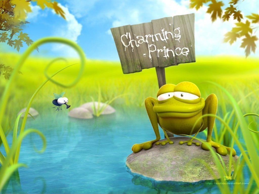 image For > Cute Frog Wallpaper