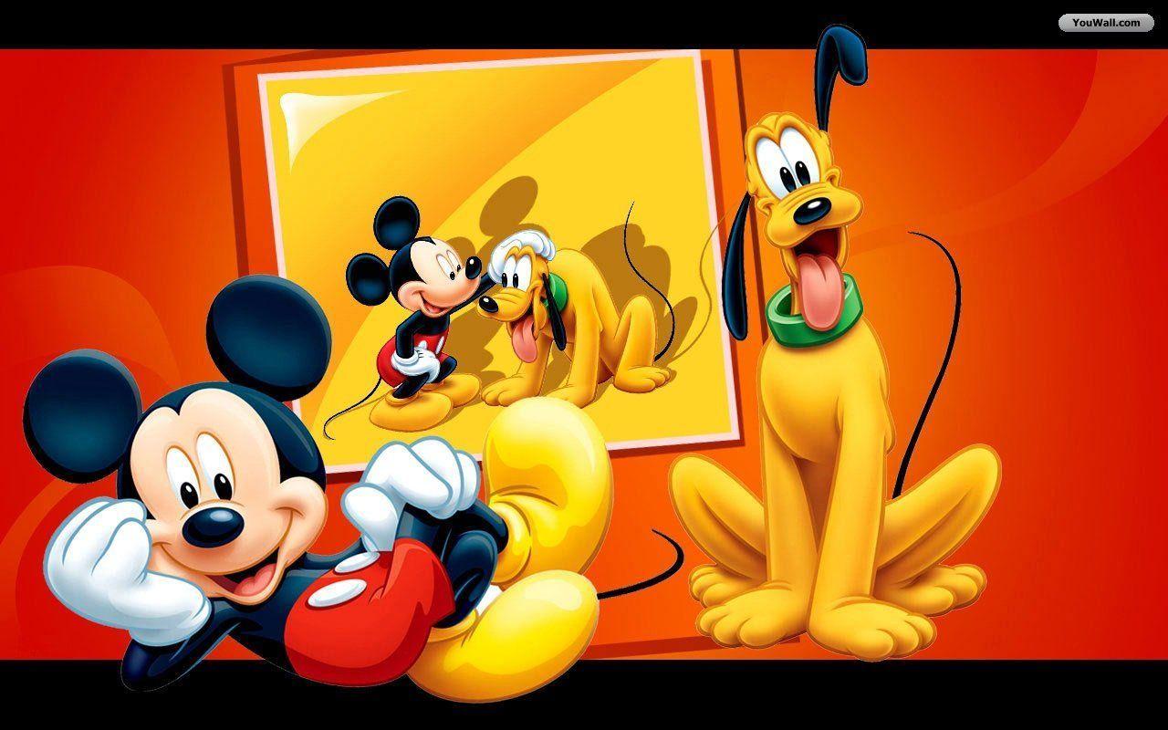 Mickey And Pluto Wallpaper. Mickey And Pluto Background