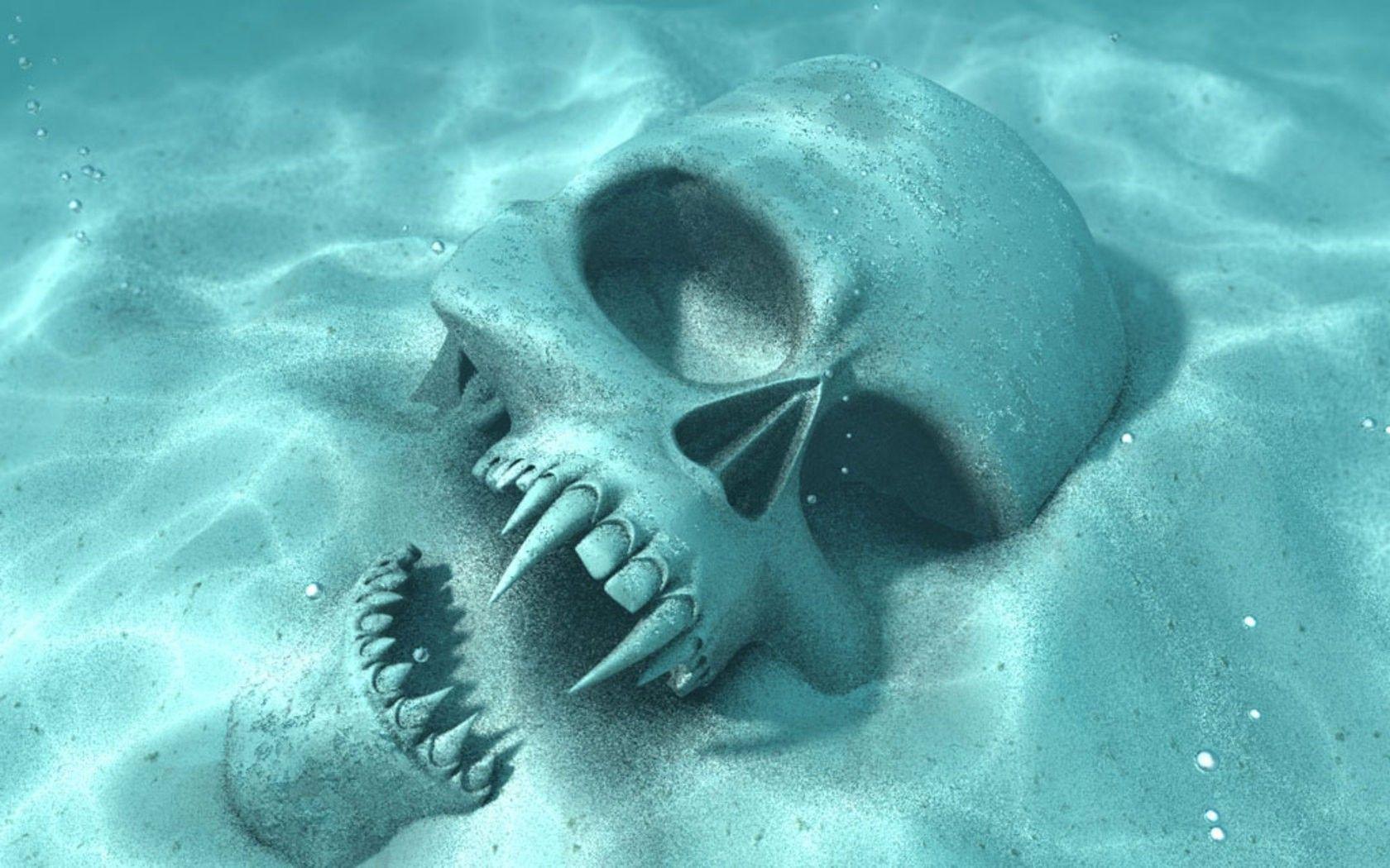 Very Dangerous Skull Wallpaper