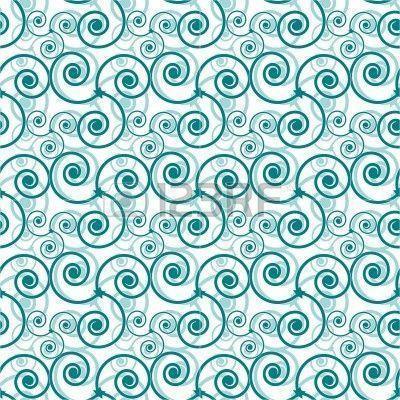 Swirl Flower Pattern