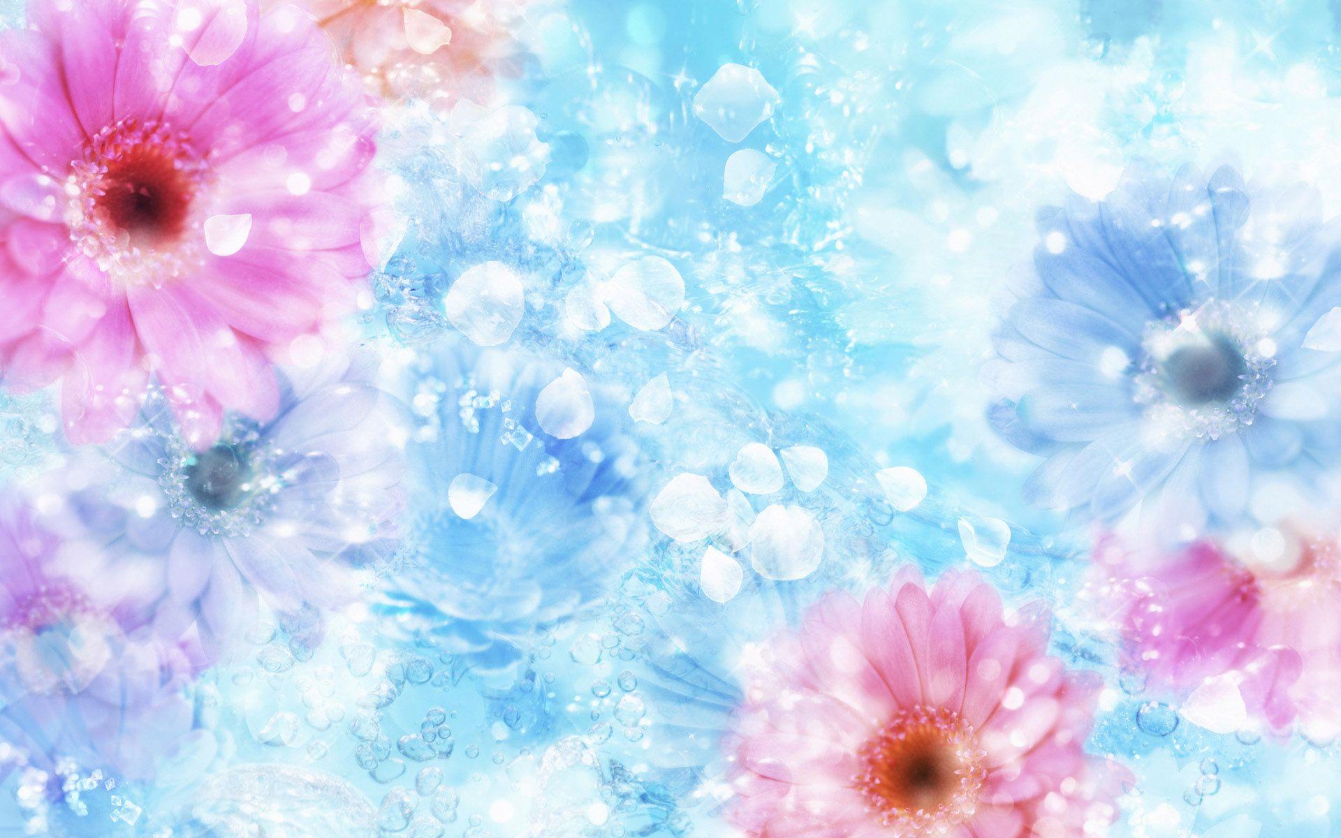 White And Blue Flowers Tumblr Background 1 HD Wallpaper. lzamgs