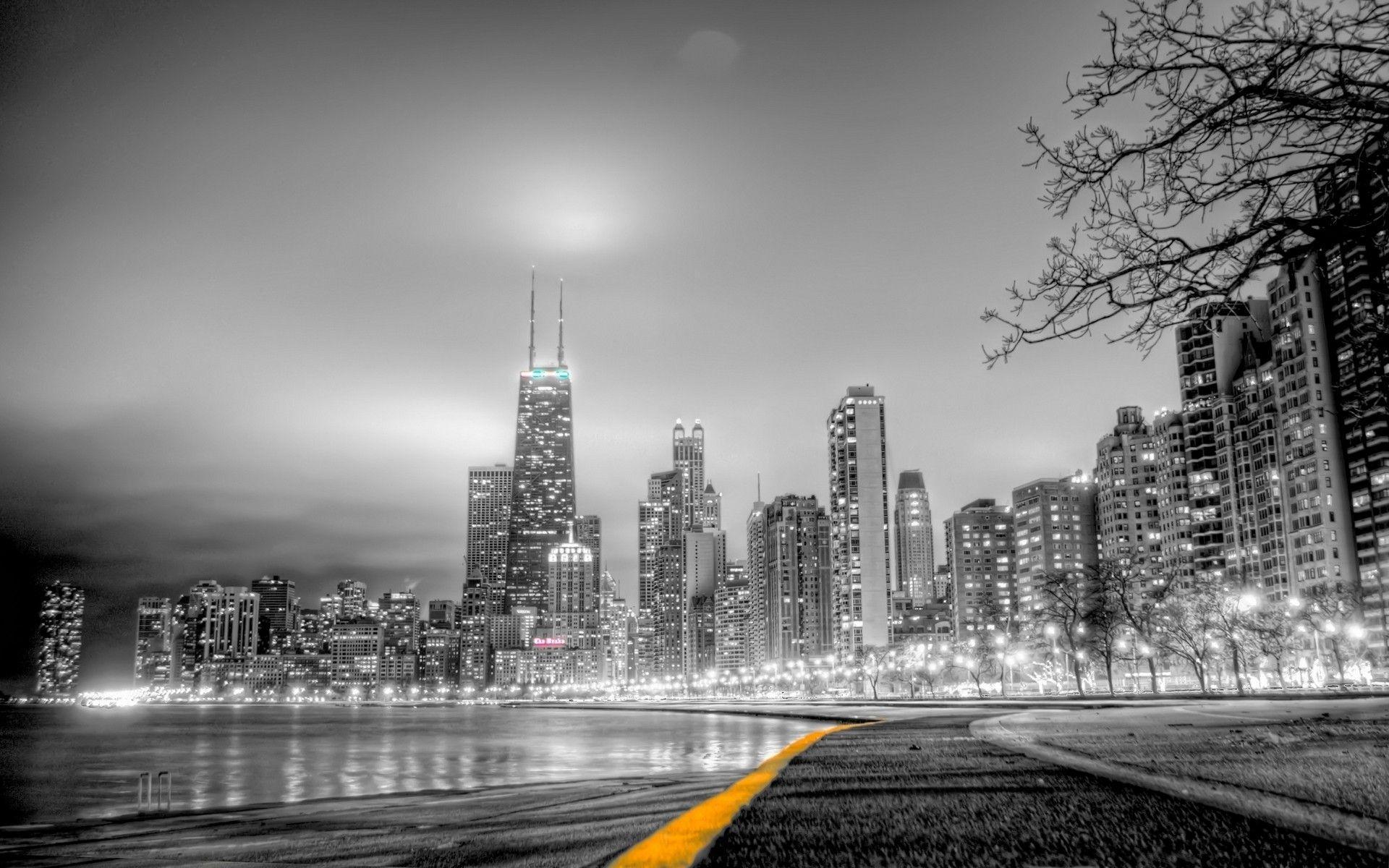 The Image of Cityscapes Skylines Chicago Buildings 1920x1200 HD