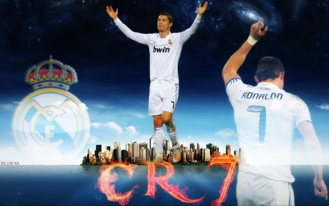 image For > Cristiano Ronaldo Real Madrid Wallpaper 2009
