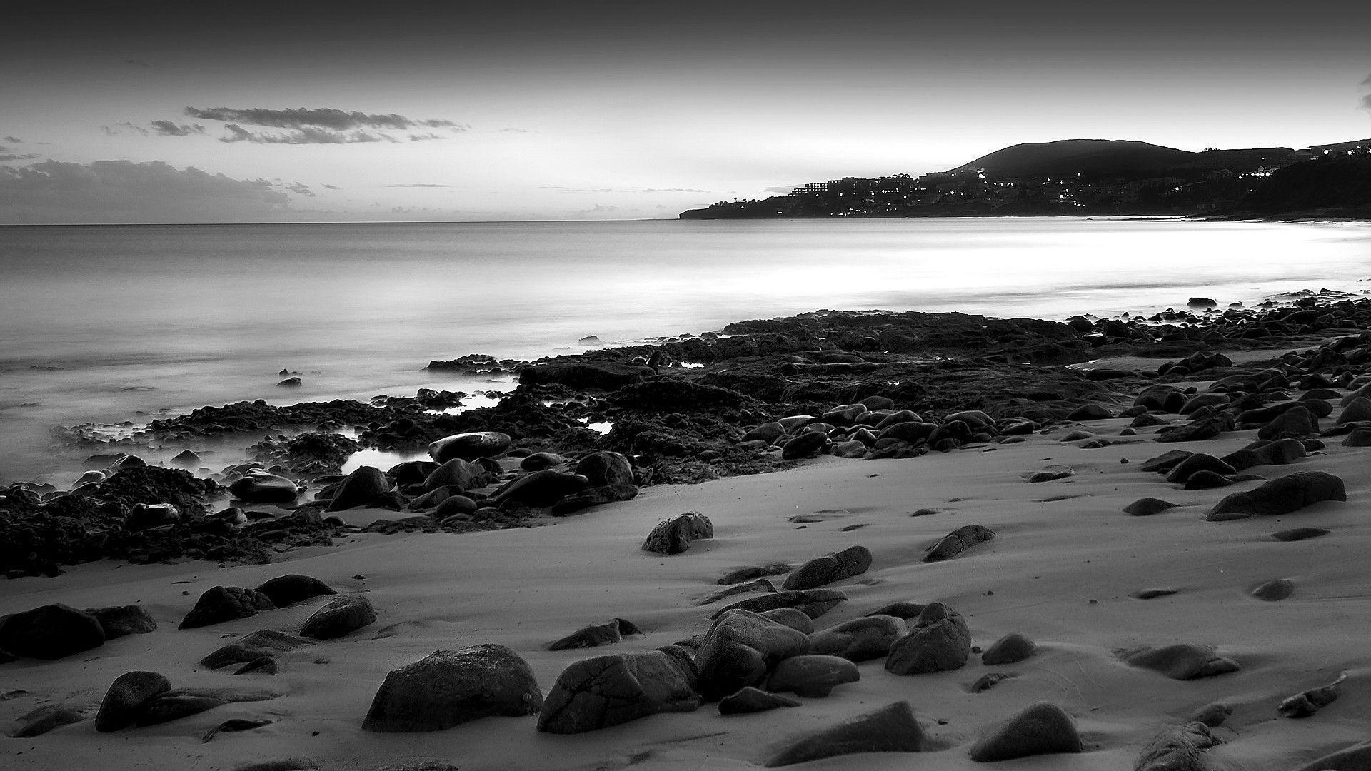 Best Wallpaper Photography Black And White Black And White Beach