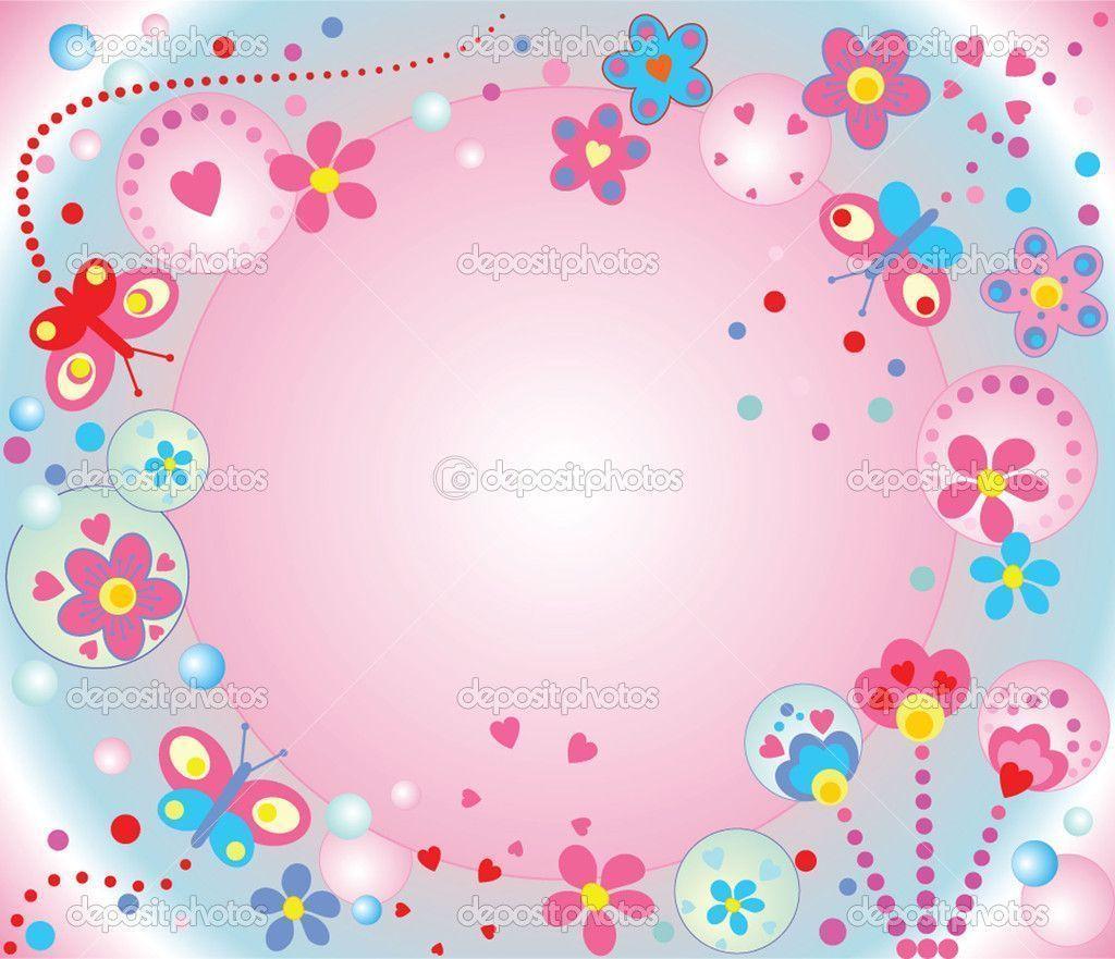 Abstract Cute Background Stock Illustration