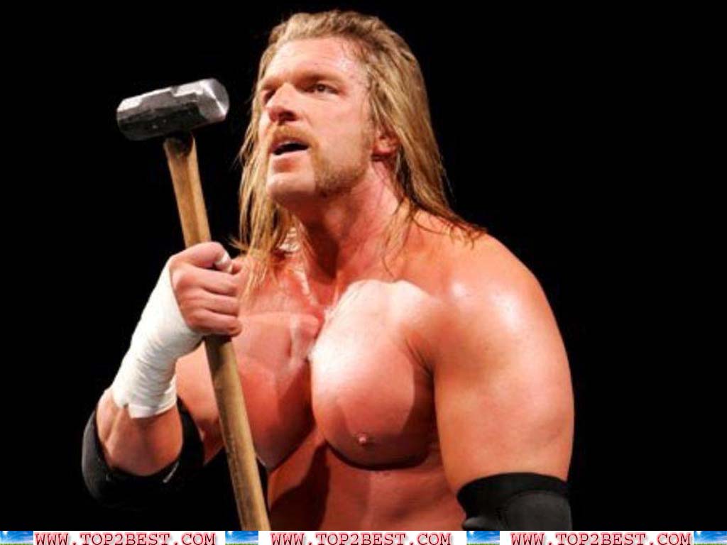 Triple H With Slug Hammer