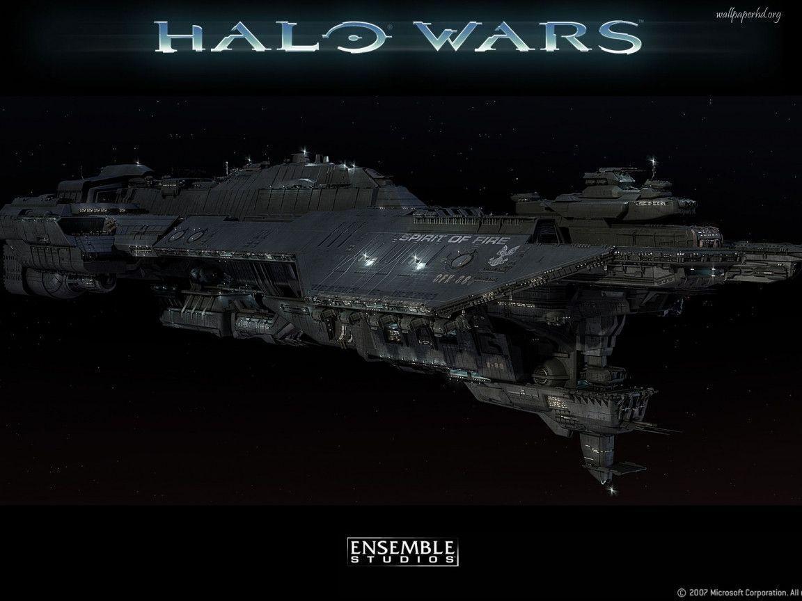 Halo Wars Spacecraft Desktop Wallpaper