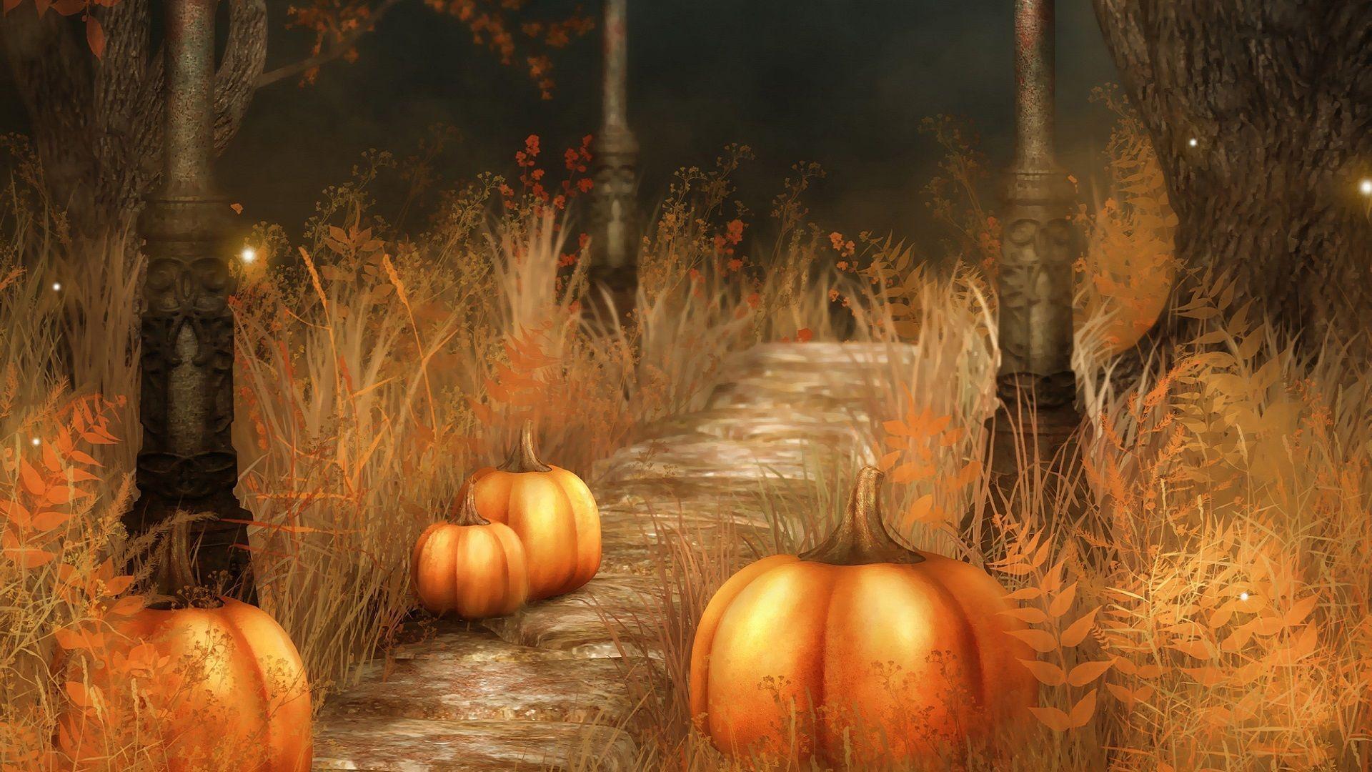 Pumpkins Wallpaper. Download HD Wallpaper