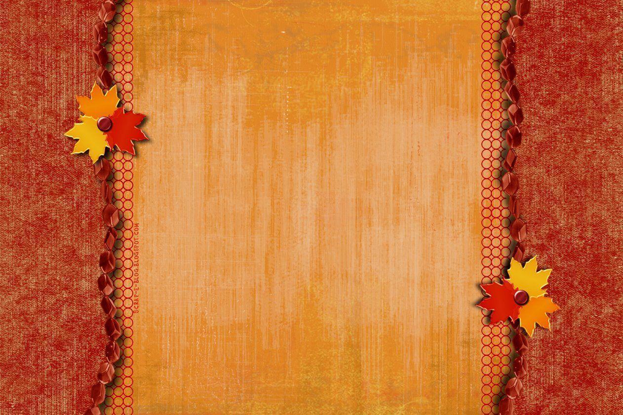 Free Beautiful Scroll For Fall Backgrounds For PowerPoint