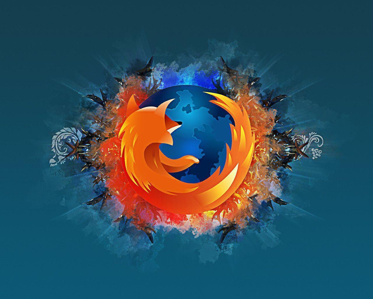 Abstract Firefox Wallpaper