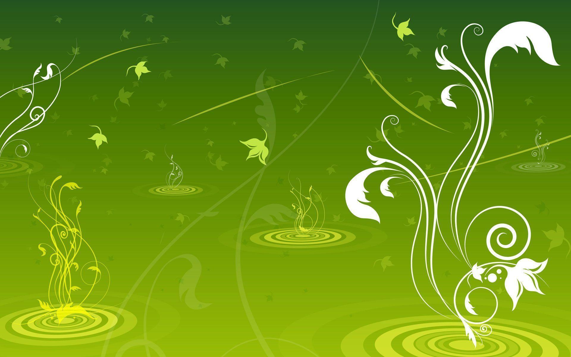 Green Wallpaper: Green Swirls Wallpaper. .Ssofc