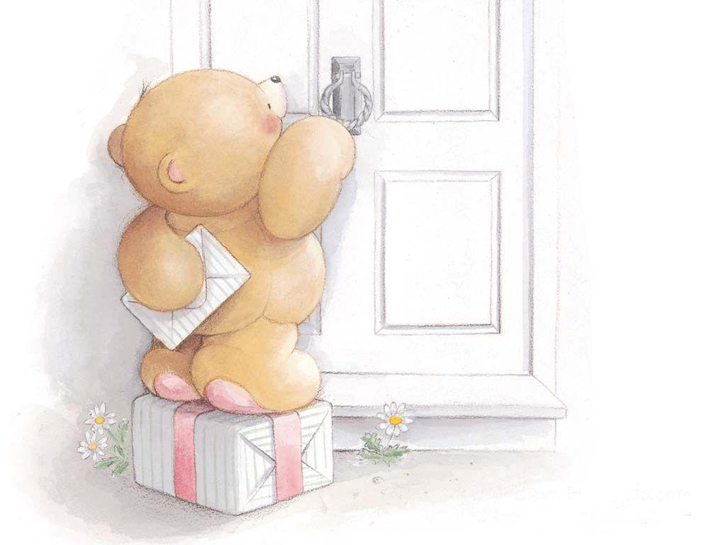 Animals For > Teddy Bear Cartoon Wallpaper