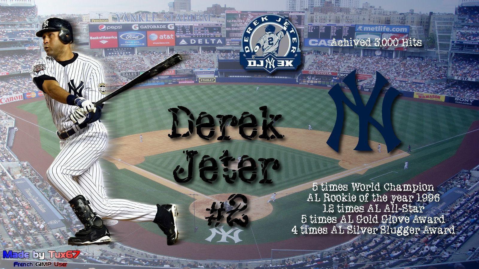 Derek Jeter 3k Hits. My Sports Wallpaper