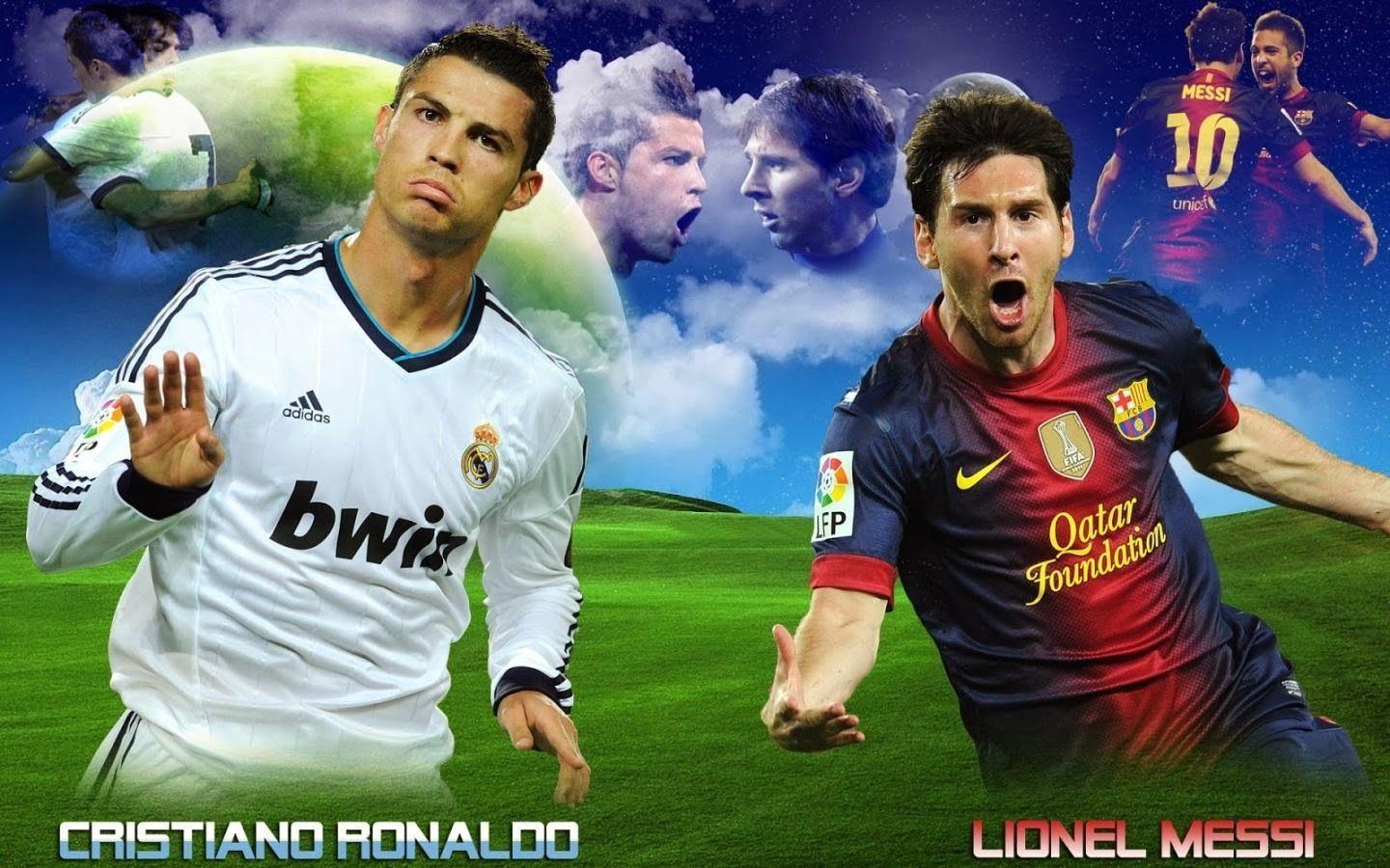Wallpaper For > Ronaldo Vs Messi Vs Neymar Wallpaper