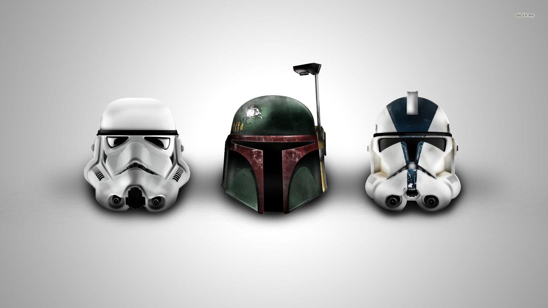 Star Wars Helmets Wallpaper