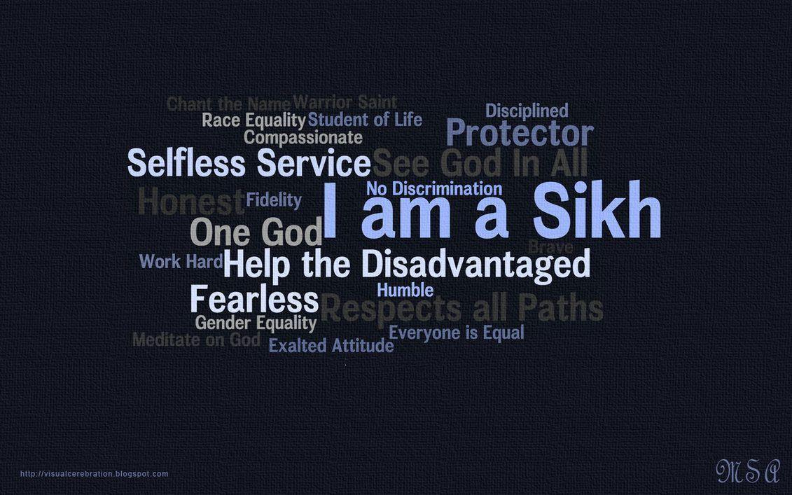 Visual Cerebration: Wallpaper - I am a Sikh 2.0 - Online Art Gallery