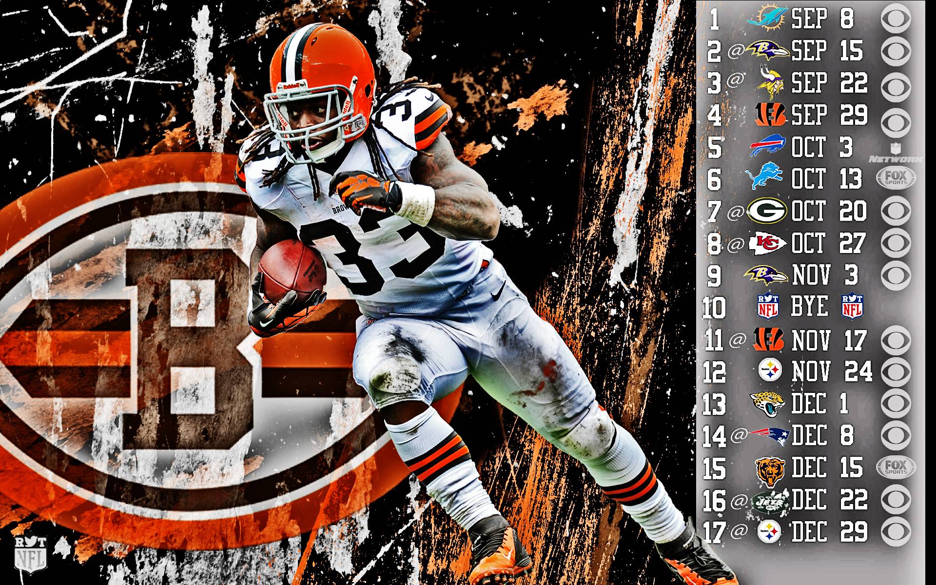 Cleveland Browns Backgrounds Wallpaper Cave