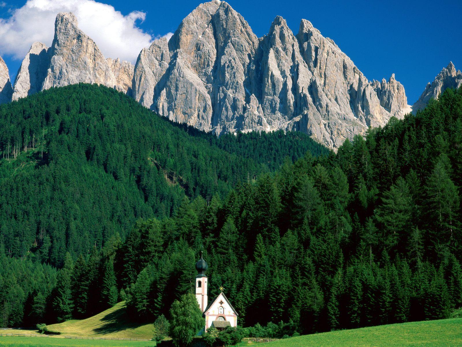 Dolomite mountain wallpaper free desktop background