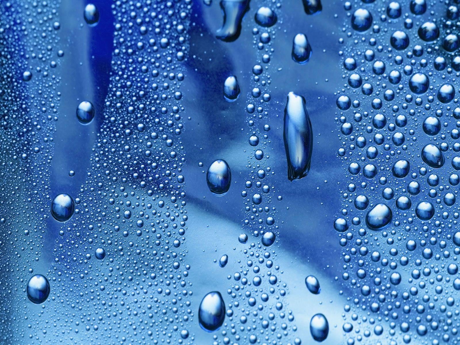 Cool Water Drops Wallpaper HD