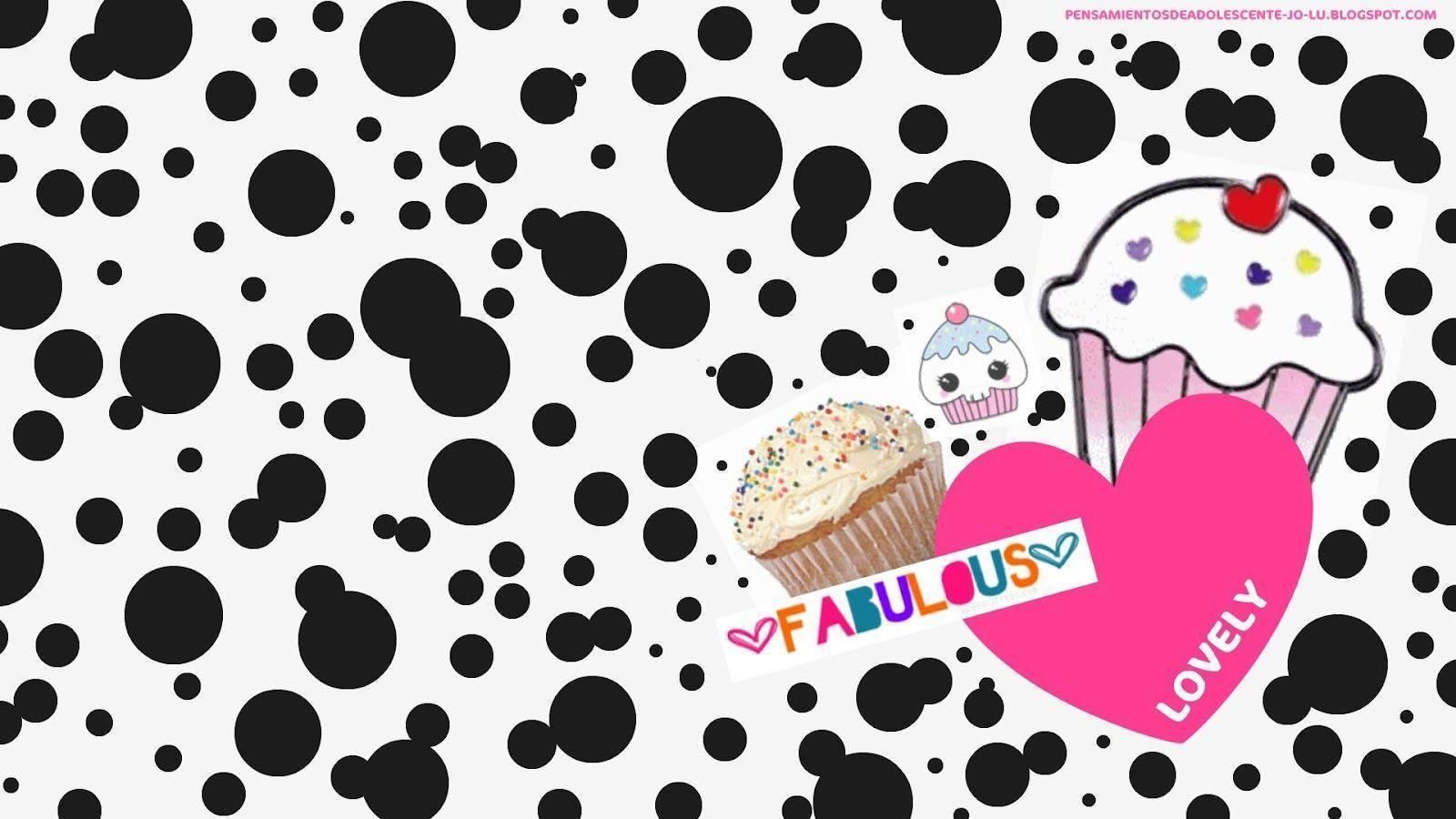 Cute Cupcake Wallpaper