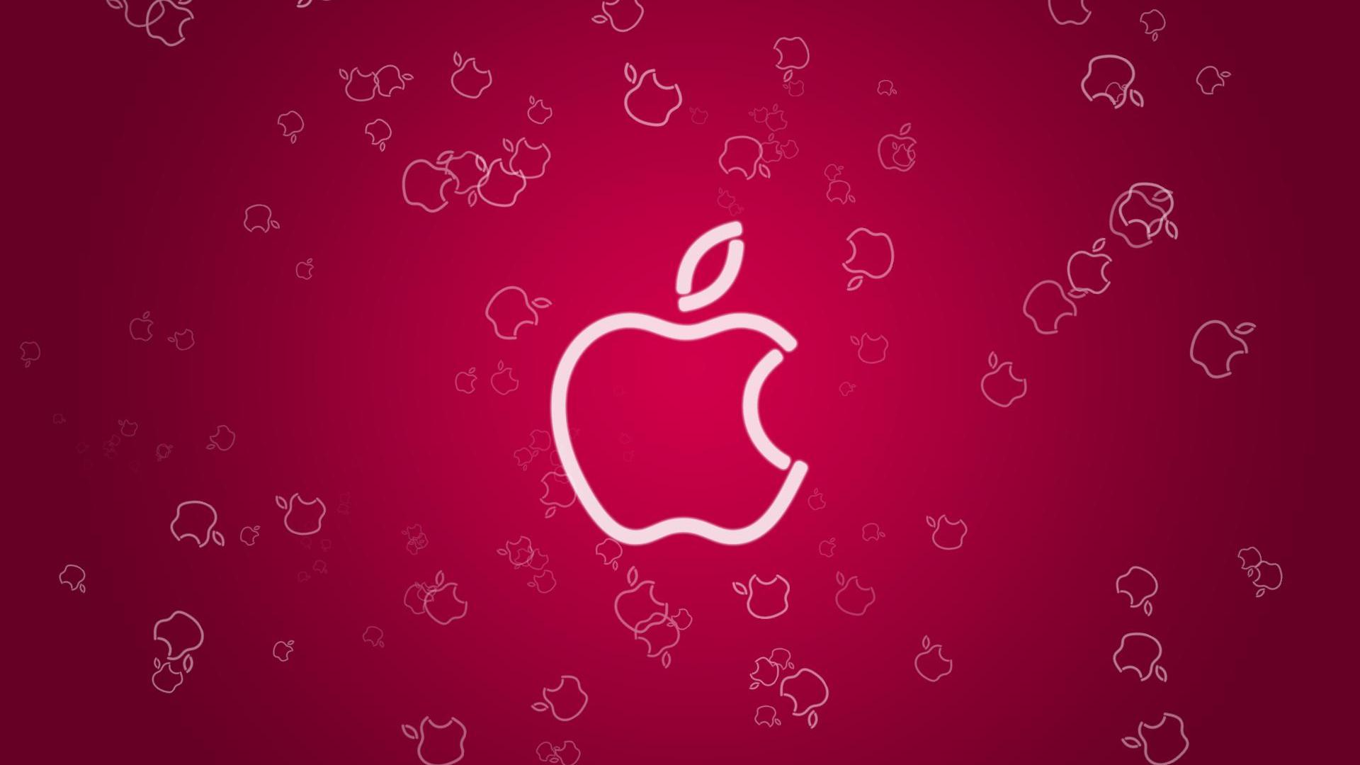 Apple Logo Cute Design Background HD Wallpaper of Logo