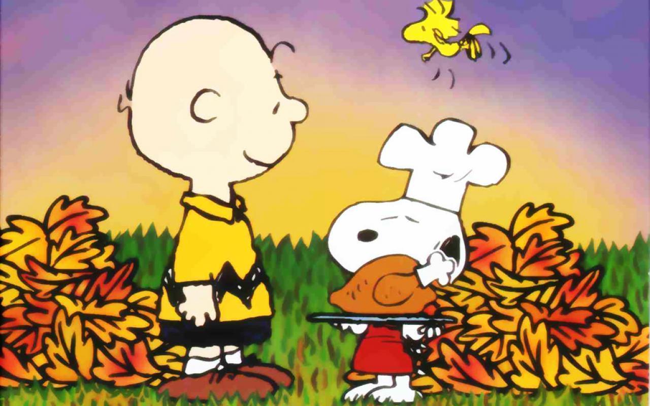 Charlie Brown Thanksgiving Woodstock Fall HD wallpaper #