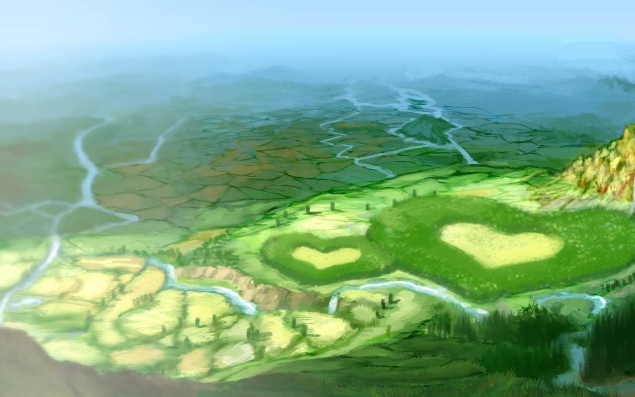 Hd 1280x800 Sweet Hearts Land Desktop Wallpaper Background