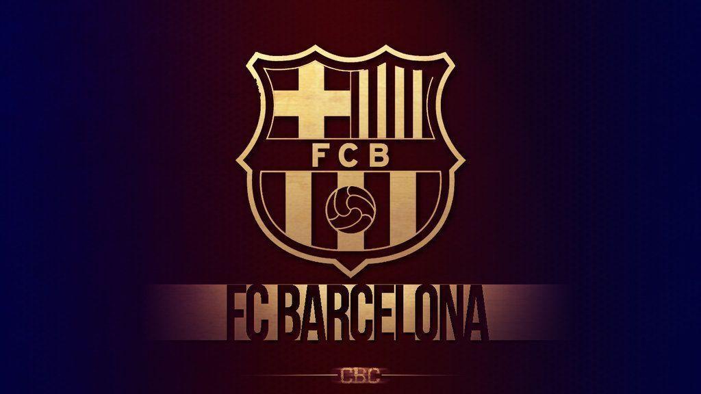 Barcelona FC Logo In Cubic Glass HD Wallpaper, Fc Barcelona