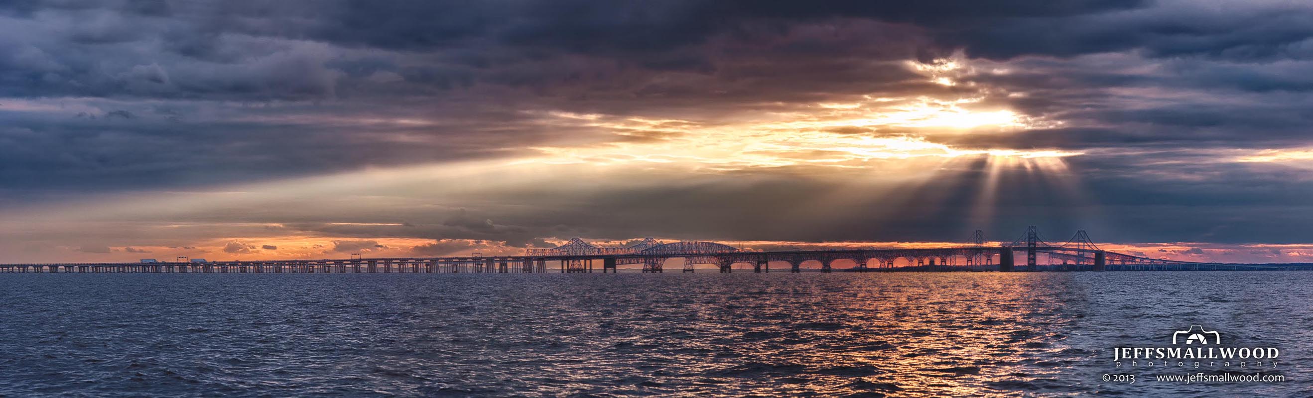 Chesapeake Bay Bridge Sunset Smallwood Photography