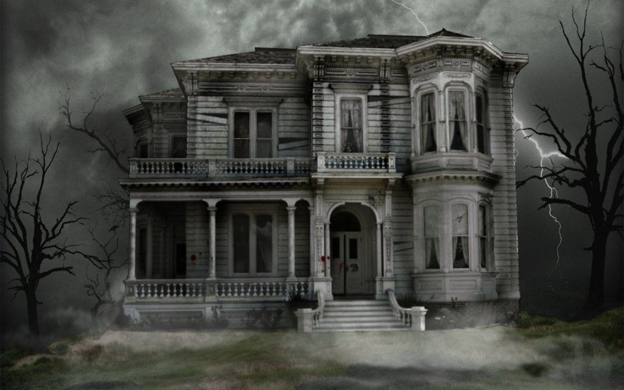 Haunted House Desktop Wallpapers Wallpaper Cave