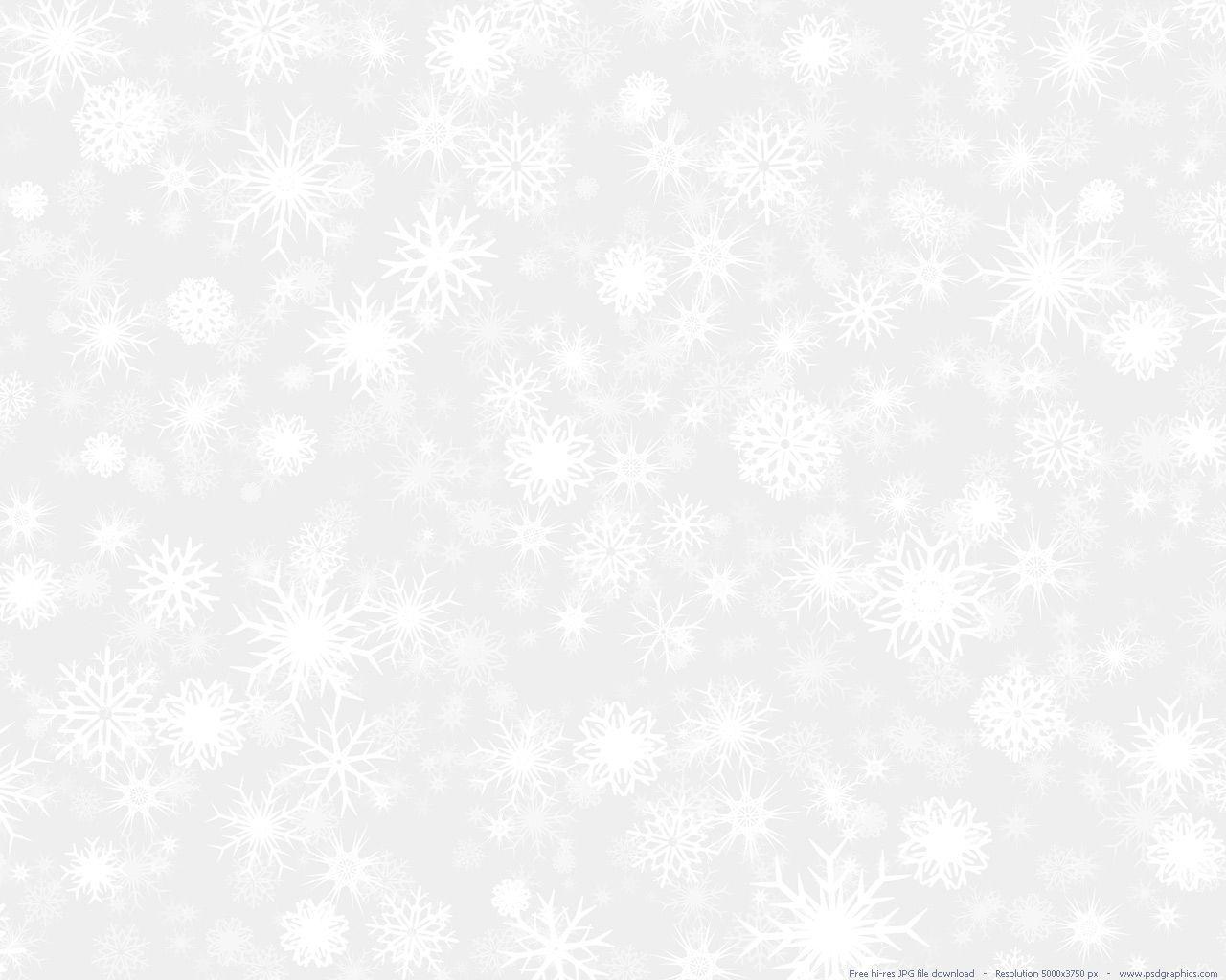 White snow background