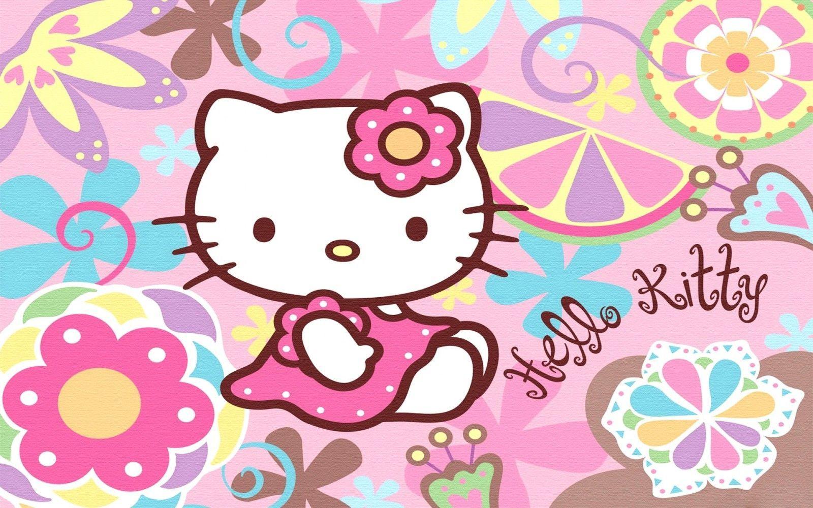 Wallpaper For > Wallpaper Hello Kitty Cute