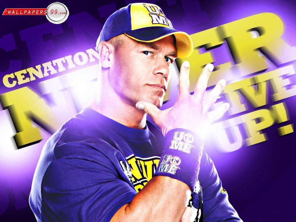 John Cena Never Give Up Wallpaper Picture Image 1024x768 34877
