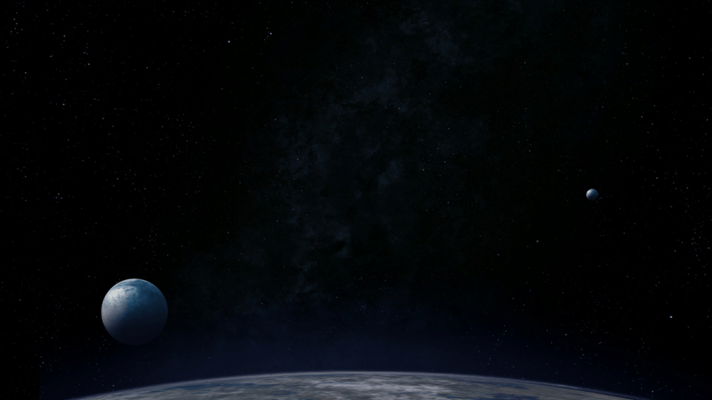 star wars scenery moon