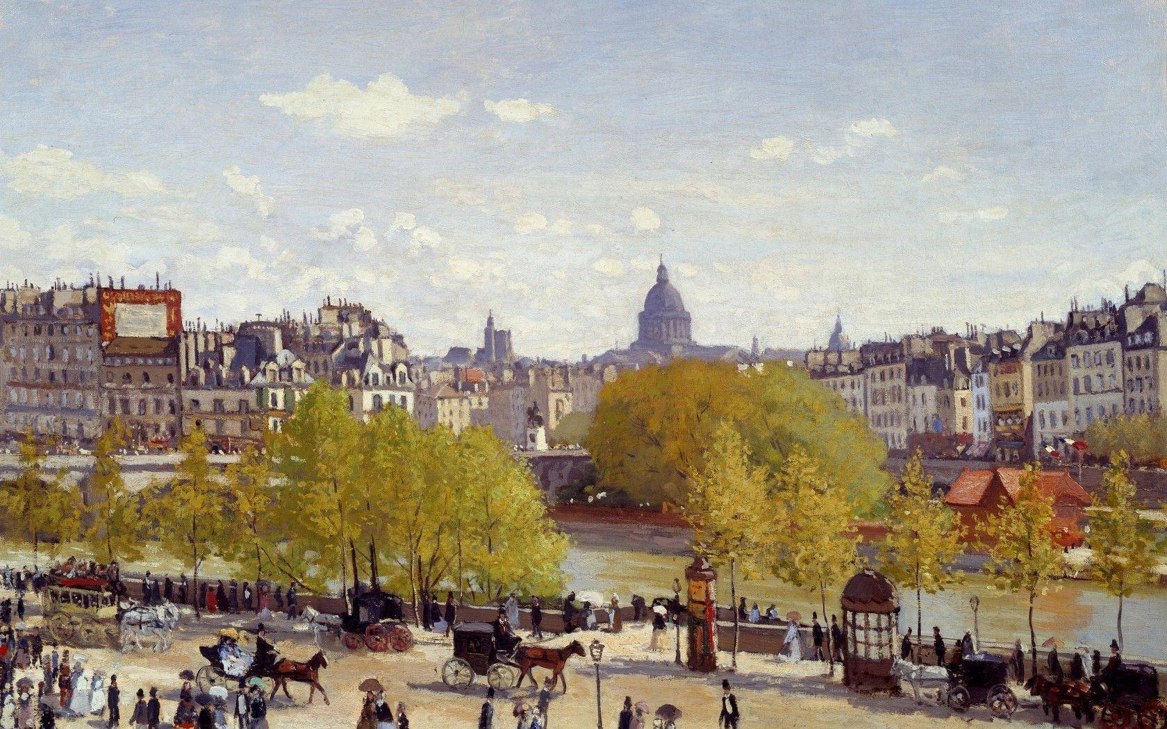 Download wallpaper Claude Monet, Oil Painting, Art, artist free
