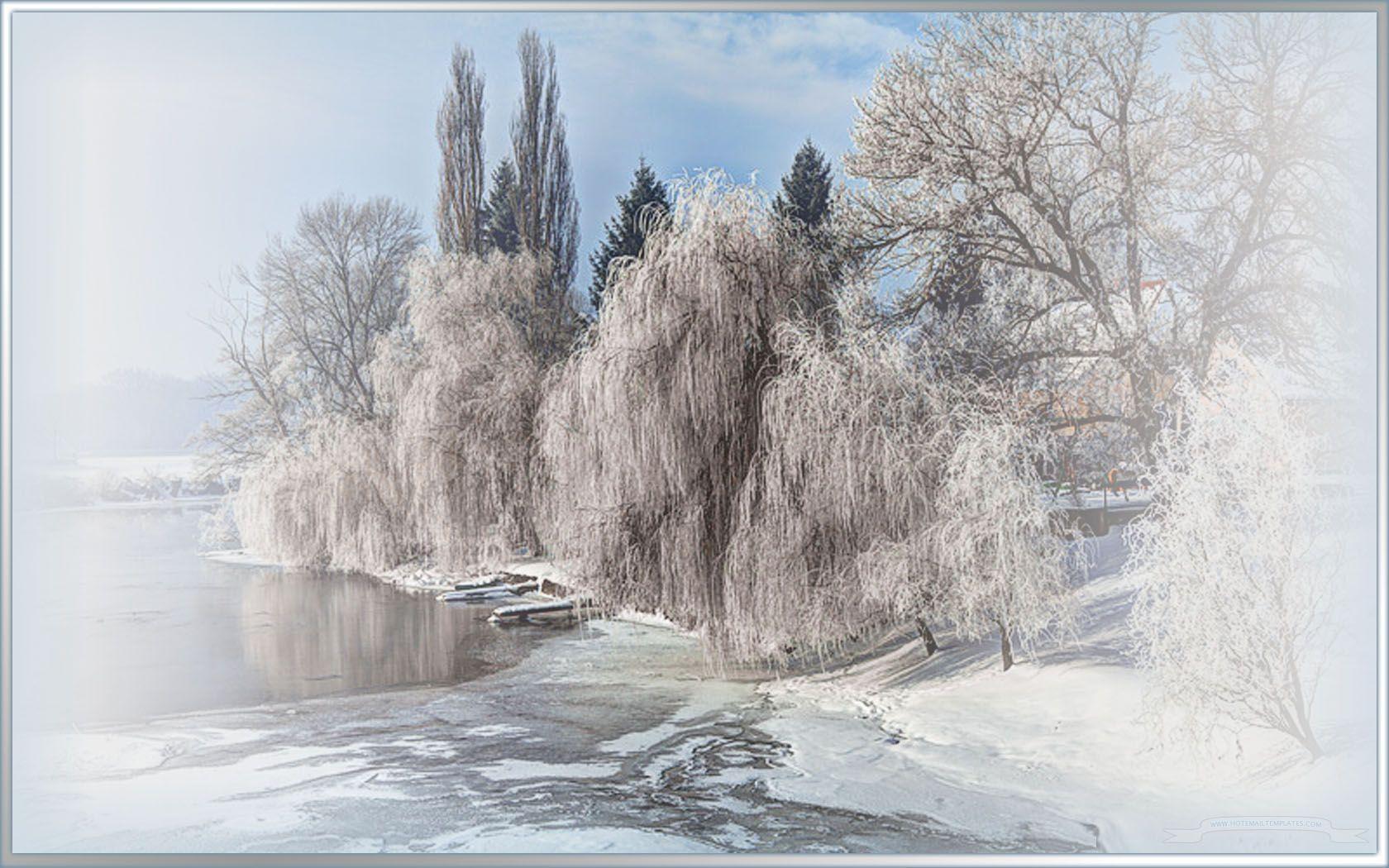 Winter Pond. Free HTML E Mail
