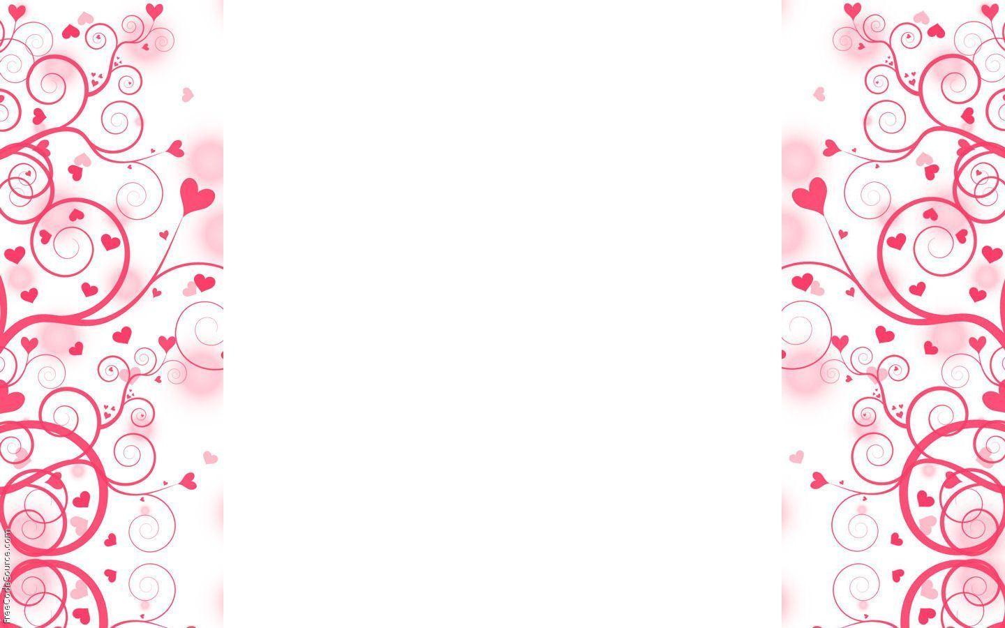 Swirly Hearts 2 Twitter Background, Swirly Hearts 2 Twitter